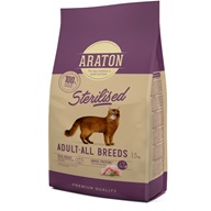 Araton Cat Adult Sterilised Poultry 1,5 kg - Granule pro dospělé kočky