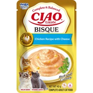 Inaba Ciao Entrée Bisque kuře a sýr 40 g - Kapsičky pro kočky