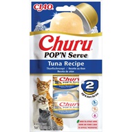 Inaba Churu POP'N Serve tuňák 2 × 35 g  - Pamlsky pro kočky