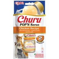 Inaba Churu POP'N Serve kuře 2 × 35 g - Pamlsky pro kočky