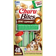 Inaba Churu Bites Joint Support Dog Snack kuře a tuňák 4 × 12 g - Ostatní pamlsky