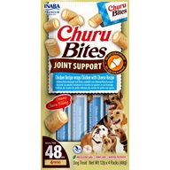 Inaba Churu Bites Joint Support Dog Snack kuře a sýr 4 × 12 g - Ostatní pamlsky