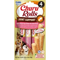 Inaba Churu Rolls Joint Support Dog Snack kuře a losos 4 × 12 g - Ostatní pamlsky