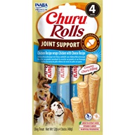 Inaba Churu Rolls Joint Support Dog Snack kuře a sýr 4 × 12 g - Ostatní pamlsky