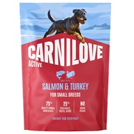 Carnilove Active Dog Salmon & Turkey Small Breed 1,5 kg - Granule pro dospělé psy