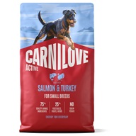 Carnilove Active Dog Salmon & Turkey Small Breed 4 kg - Granule pro dospělé psy