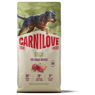 Carnilove True Fresh Dog Duck Small Breed 12 kg - Granule pro dospělé psy