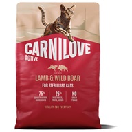 Carnilove Active Cat Lamb & Wild Boar Sterilised 2 kg - Granule pro kočky, krmivo pro kočky