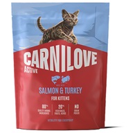 Carnilove Active Cat Salmon & Turkey Kitten 400 g - Granule pro kočky, krmivo pro kočky