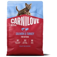 Carnilove Active Cat Salmon & Turkey Kitten 2 kg - Granule pro kočky, krmivo pro kočky