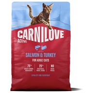 Carnilove Active Cat Salmon & Turkey Adult 2 kg - Granule pro kočky, krmivo pro kočky