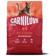 Carnilove Active Cat Beef & Venison Sterilised 2 kg - Granule pro kočky, krmivo pro kočky