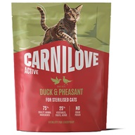 Carnilove Active Cat Duck & Pheasant Sterilised 400 g - Granule pro kočky, krmivo pro kočky