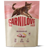 Carnilove True Fresh Cat Turkey Sterilised 400 g - Granule pro dospělé kočky