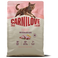 Carnilove True Fresh Cat Turkey Sterilised 2 kg - Granule pro dospělé kočky