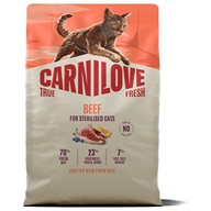 Carnilove True Fresh Cat Beef Sterilised 2 kg - Granule pro kočky, krmivo pro kočky
