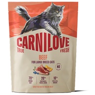 Carnilove True Fresh Cat Beef Large Breed 400 g - Granule pro kočky, krmivo pro kočky