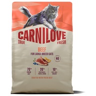 Carnilove True Fresh Cat Beef Large Breed 2 kg - Granule pro kočky, krmivo pro kočky