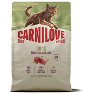 Carnilove True Fresh Cat Duck Sterilised 2 kg - Granule pro kočky, krmivo pro kočky