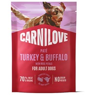 Carnilove Dog Paté Turkey & Buffalo with Rose Petals 300 g - Konzervy pro psy