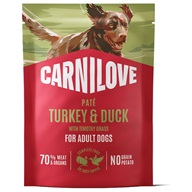 Carnilove Dog Paté Turkey & Duck with Timothy Grass 300 g - Konzervy pro psy