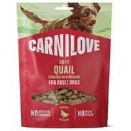 Carnilove Dog Soft Quail with Oregano 200 g - Pamlsky pro psy