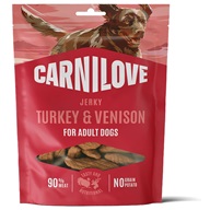 Carnilove Dog Jerky Turkey & Venison 100 g - Pamlsky pro psy