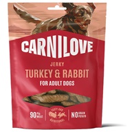Carnilove Dog Jerky Turkey & Rabbit 100 g - Pamlsky pro psy