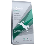 Trovet Canine WRD Weight Diabetic 3 kg - Granule pro psy