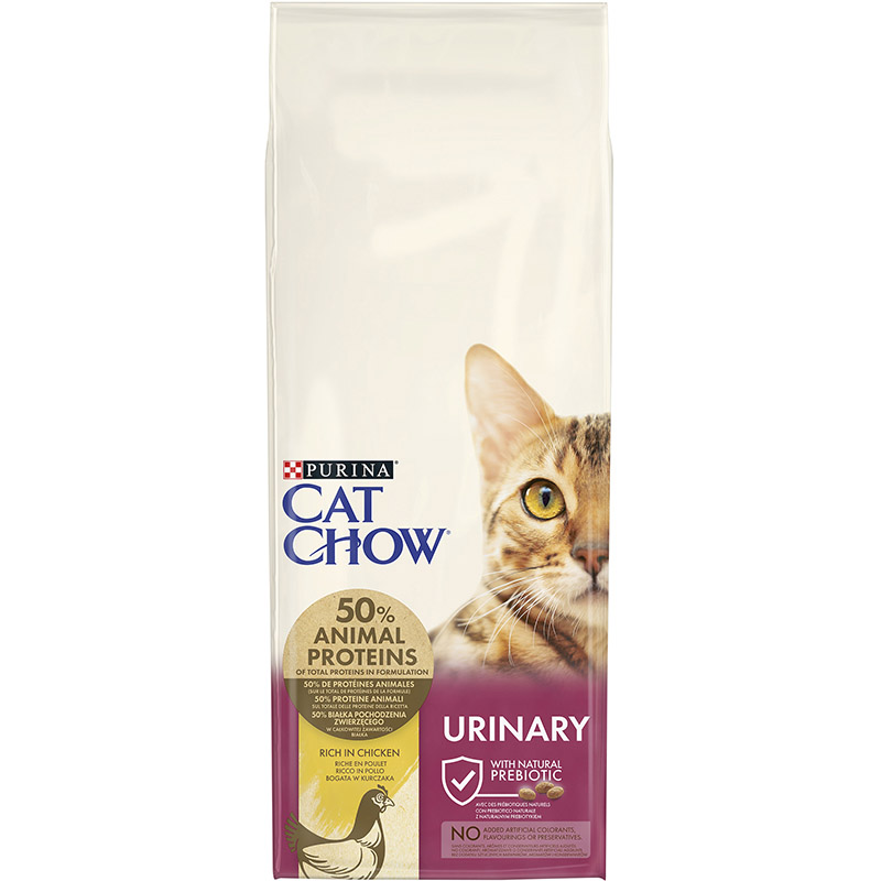 Purina Cat Chow Urinary Tract Health kuře 15 kg Granule pro