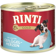 Rinti Gold dog konz. kuřecí srdce 185 g - Konzervy pro psy