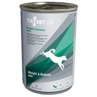 Trovet Canine WRD Weight Diabetic konzerva 400 g - Konzervy pro psy