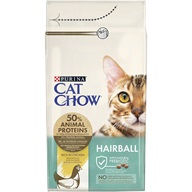 Purina Cat Chow Hairball Control - kuře 1,5 kg - Granule pro kočky, krmivo pro kočky