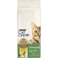 Purina Cat Chow Sterilized kuře 15 kg - Granule pro kočky, krmivo pro kočky
