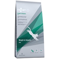 Trovet Feline WRD Weight Diabetic 3 kg - Granule pro kočky, krmivo pro kočky