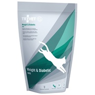Trovet Feline WRD Weight Diabetic 500 g - Granule pro kočky, krmivo pro kočky