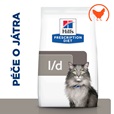 Hill's Prescription Diet Feline l/d Dry 1,5 kg - Veterinární diety pro kočky