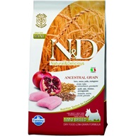 N&D Low Grain Adult Mini Chicken & Pomegranate 800 g - Granule pro psy