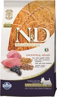 N&D Low Grain Adult Mini Lamb & Blueberry 2,5 kg - Granule pro psy