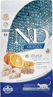 N&D Low Grain Adult Codfish & Orange 1,5 kg - Granule pro kočky, krmivo pro kočky