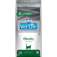 Vet Life Natural Feline Obesity 2 kg - Granule pro kočky, krmivo pro kočky
