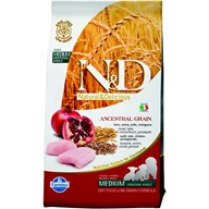 N&D Low Grain Puppy Chicken & Pomegranate 12 kg - Granule pro psy