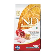 N&D ANCESTRAL GRAIN Cat LG Chicken, Spelt, Oats and Pomegranate Adult 10 kg - Granule pro kočky