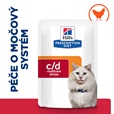 Hill's Prescription Diet Feline c/d kaps. Urinary Stress kuře 12 × 85 g - Konzervy pro kočky