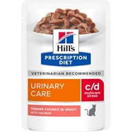 Hill's Prescription Diet Feline c/d kaps. Urinary Stress losos 12 × 85 g