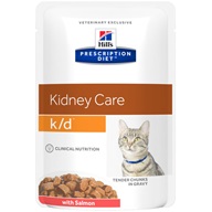 Hill's Prescription Diet Feline k/d kaps. Salmon 12 × 85 g - Výprodej