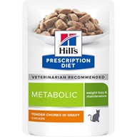 Hill's Prescription Diet Feline Metabolic kaps. 12 × 85 g - Konzervy a kapsičky pro kočky