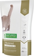 Nature's Protection Neutered 400 g - Granule s krátkou exp.