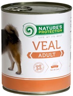 Nature's Protection konzerva Adult Veal 800 g - Konzervy pro psy