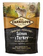 Carnilove Salmon & Turkey for Large Breed Adult 1,5 kg - Granule pro psy